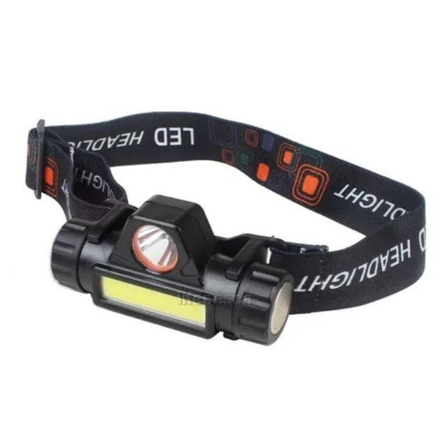 Lanterna de Cabeça 1 Led C/ Sinalizador High Power Head Lamp - Cmik